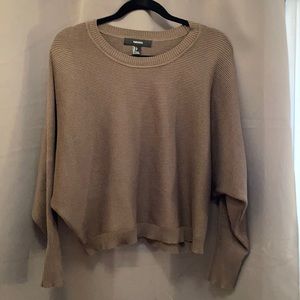 Forever 21 cropped robbed batwing sweater